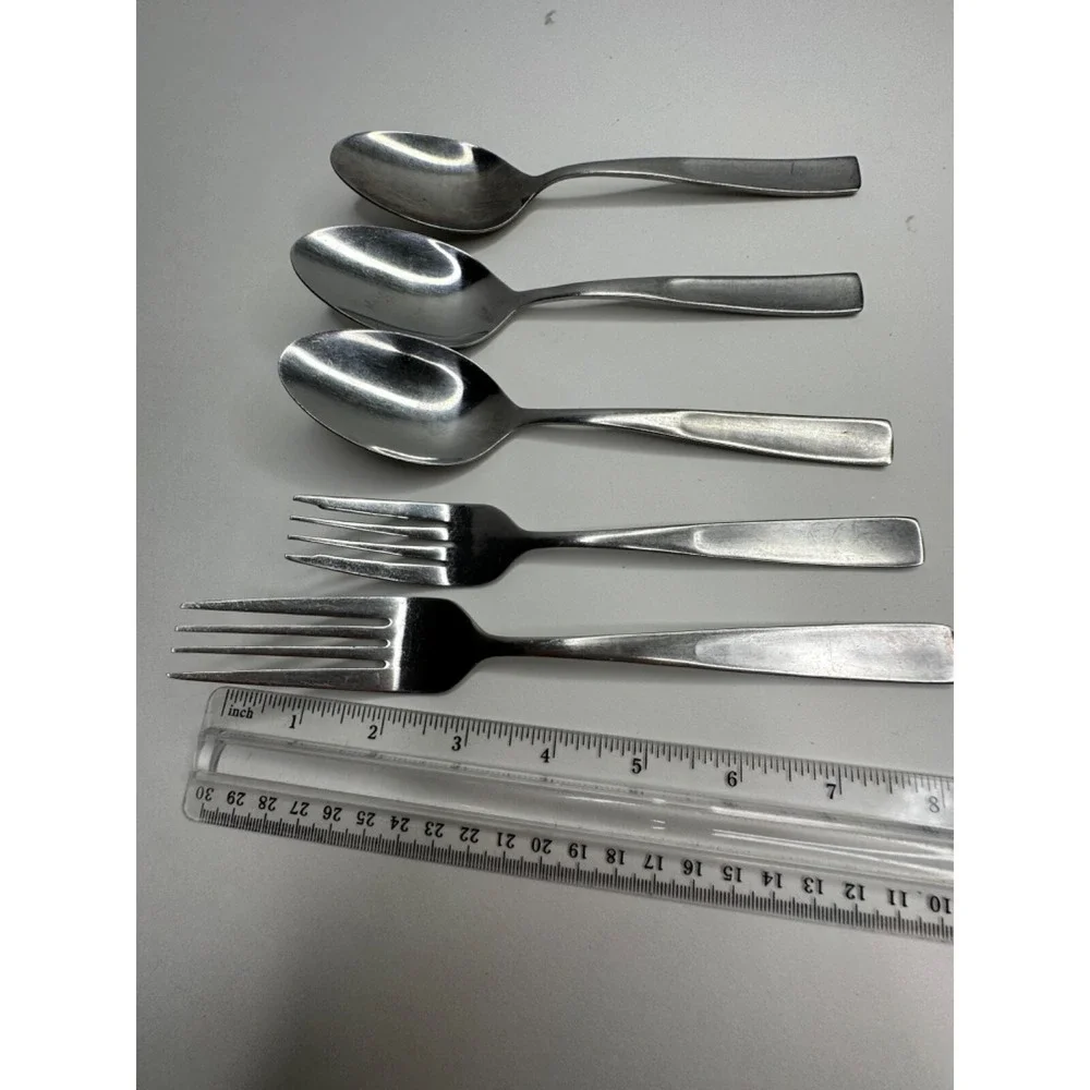 International‎ Stainless Flatware Satin Fork Spoon Set 5 Pcs Replacement